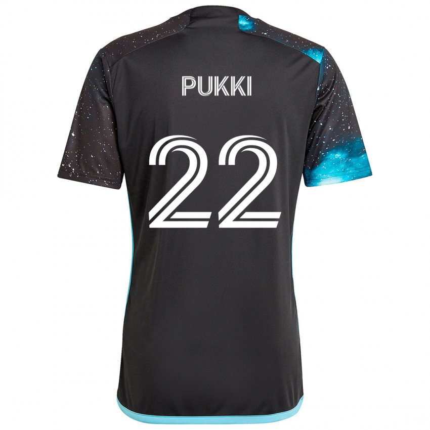 Niño Camiseta Teemu Pukki #22 Azul Negro 1ª Equipación 2024/25 La Camisa Perú