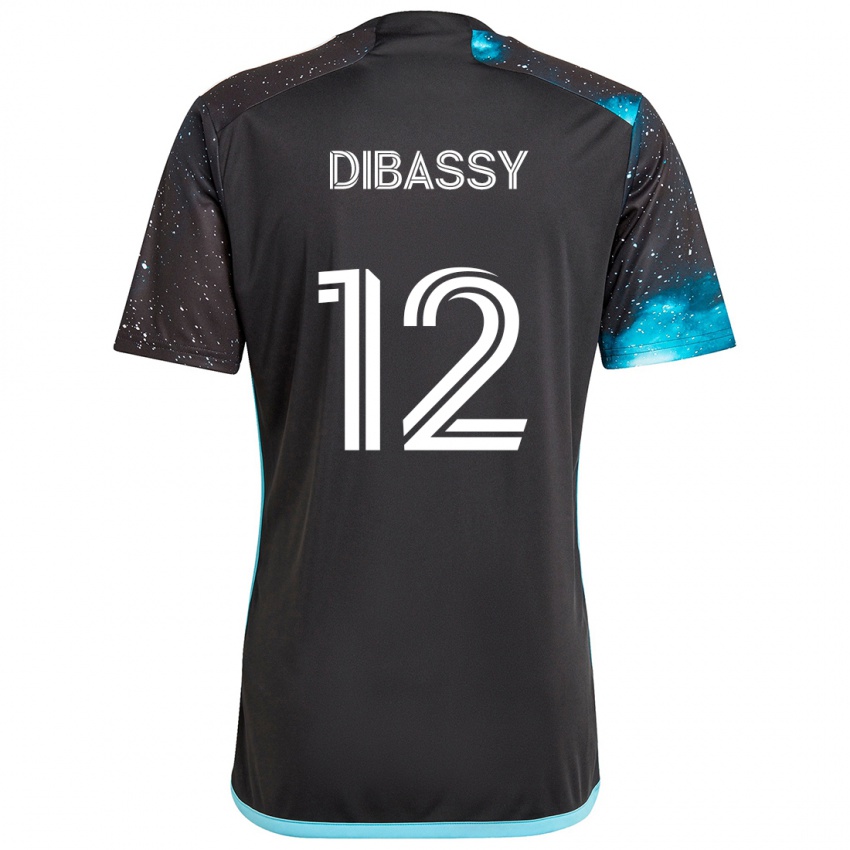 Niño Camiseta Bakaye Dibassy #12 Azul Negro 1ª Equipación 2024/25 La Camisa Perú