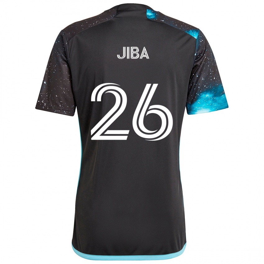 Niño Camiseta Ryen Jiba #26 Azul Negro 1ª Equipación 2024/25 La Camisa Perú