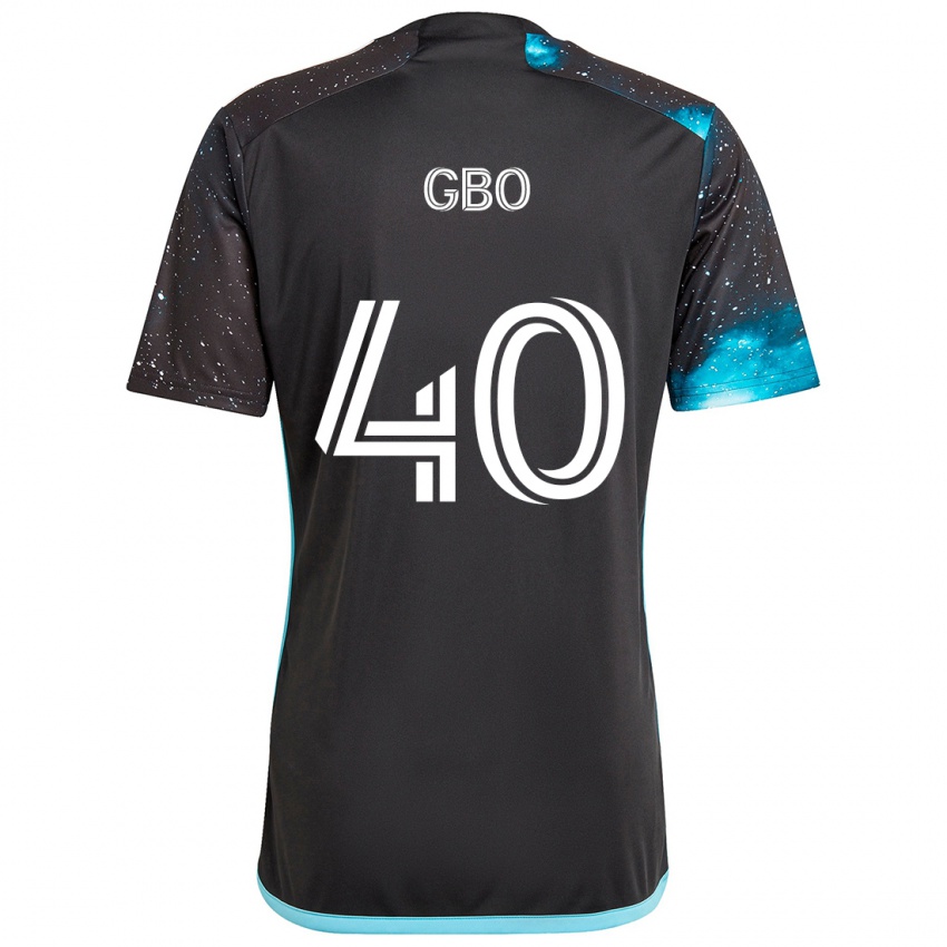 Niño Camiseta Cedrik Gbo #40 Azul Negro 1ª Equipación 2024/25 La Camisa Perú