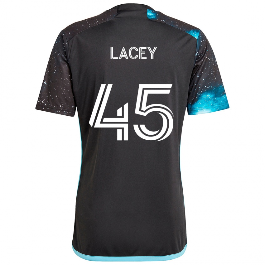 Niño Camiseta Kameron Lacey #45 Azul Negro 1ª Equipación 2024/25 La Camisa Perú