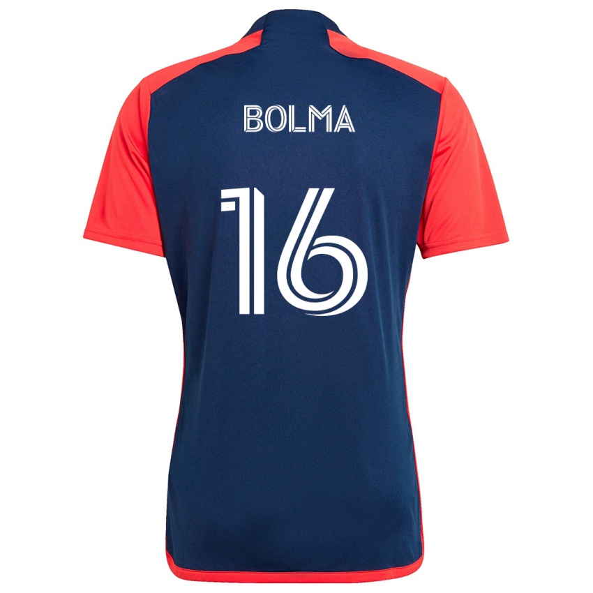 Niño Camiseta Josh Bolma #16 Azul Rojo 1ª Equipación 2024/25 La Camisa Perú