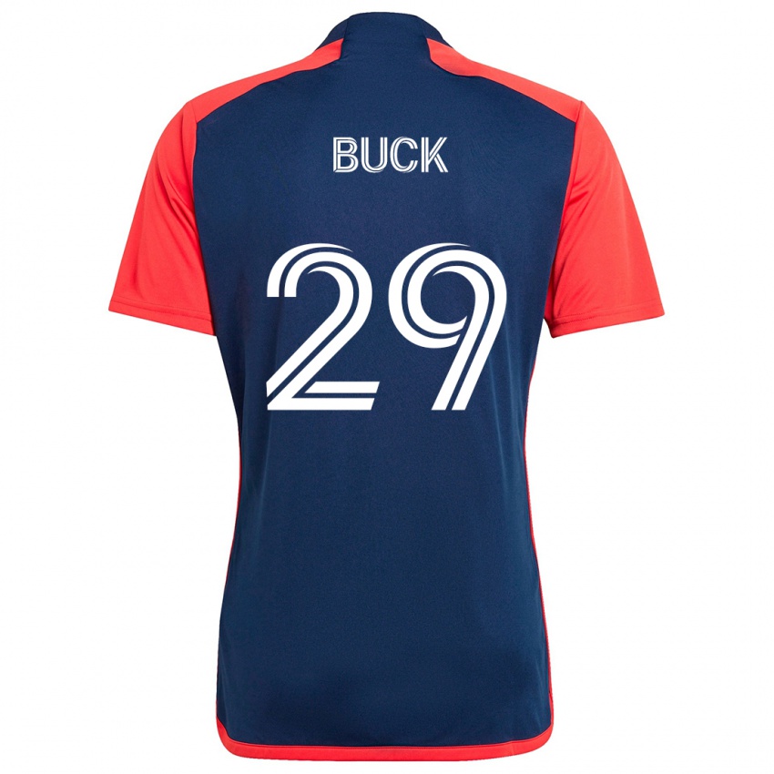 Niño Camiseta Noel Buck #29 Azul Rojo 1ª Equipación 2024/25 La Camisa Perú