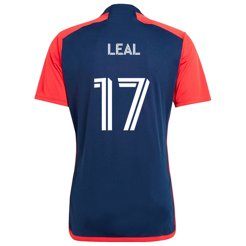 Niño Camiseta Patrick Leal #17 Azul Rojo 1ª Equipación 2024/25 La Camisa Perú