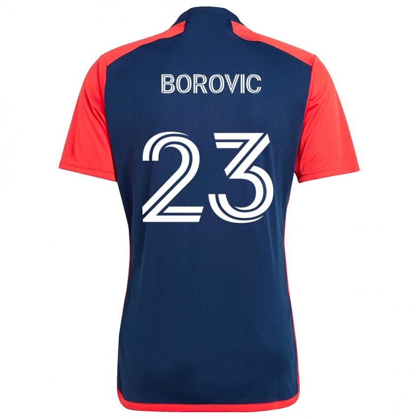 Niño Camiseta Luka Borovic #23 Azul Rojo 1ª Equipación 2024/25 La Camisa Perú