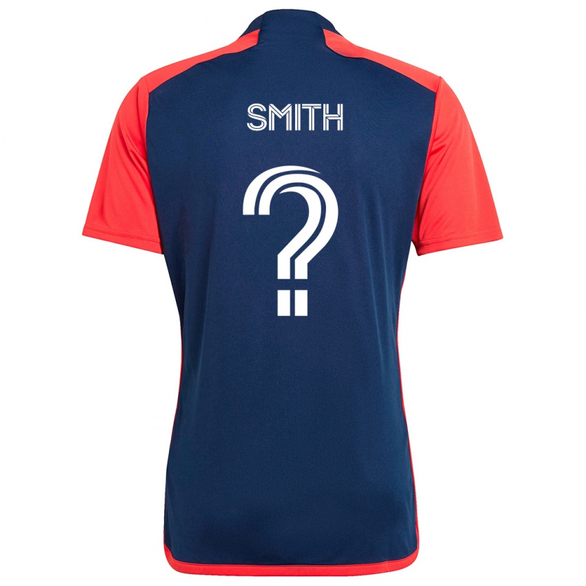 Niño Camiseta Braedon Smith #0 Azul Rojo 1ª Equipación 2024/25 La Camisa Perú