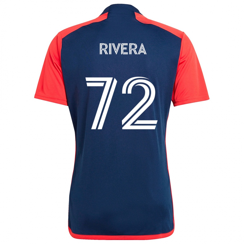 Niño Camiseta Damián Rivera #72 Azul Rojo 1ª Equipación 2024/25 La Camisa Perú