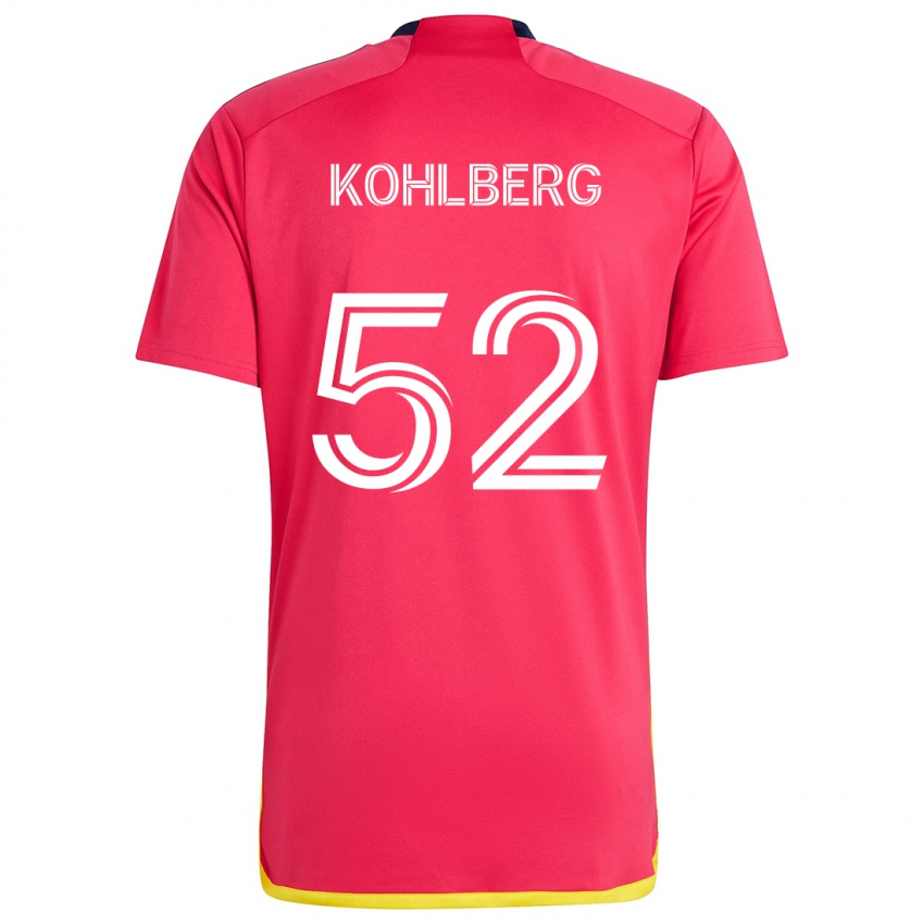 Niño Camiseta Andrew Kohlberg #52 Rojo Azul 1ª Equipación 2024/25 La Camisa Perú