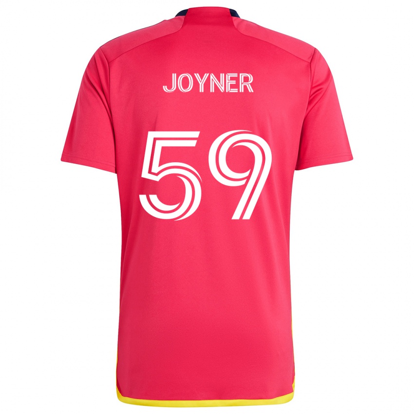 Niño Camiseta Mykhi Joyner #59 Rojo Azul 1ª Equipación 2024/25 La Camisa Perú