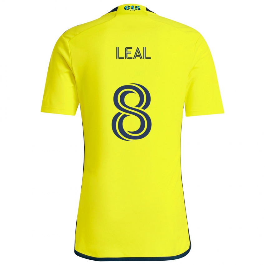 Niño Camiseta Randall Leal #8 Amarillo Azul 1ª Equipación 2024/25 La Camisa Perú