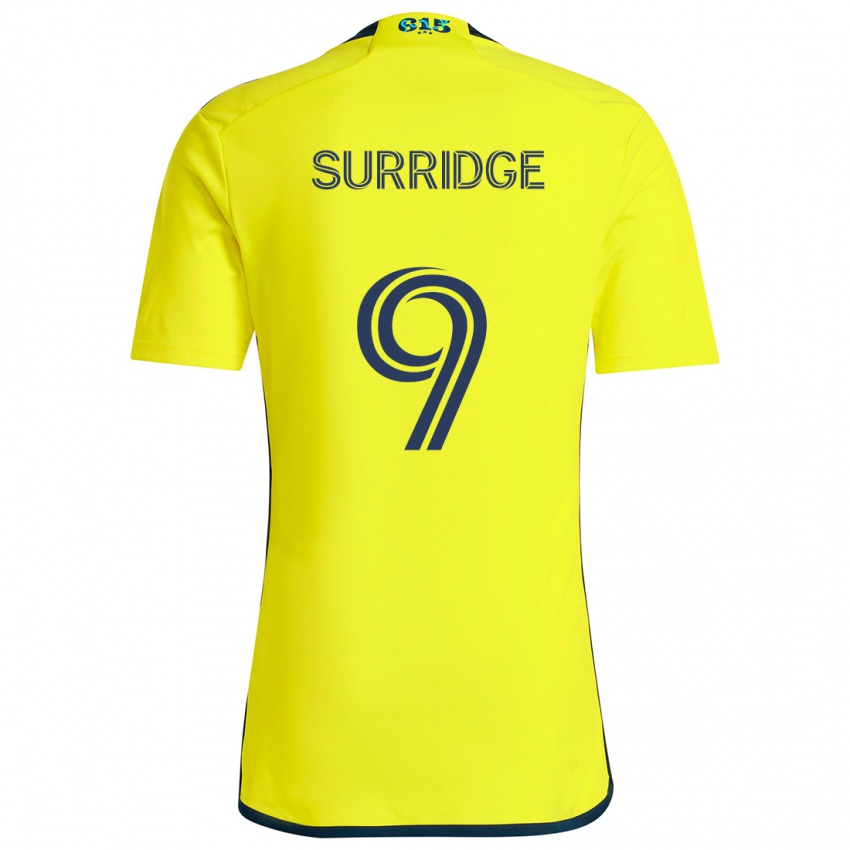 Niño Camiseta Sam Surridge #9 Amarillo Azul 1ª Equipación 2024/25 La Camisa Perú