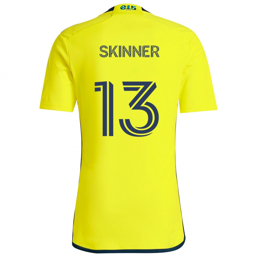 Niño Camiseta Joey Skinner #13 Amarillo Azul 1ª Equipación 2024/25 La Camisa Perú