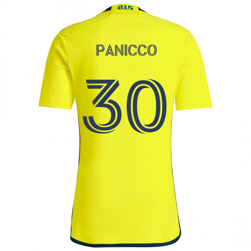 Niño Camiseta Elliot Panicco #30 Amarillo Azul 1ª Equipación 2024/25 La Camisa Perú