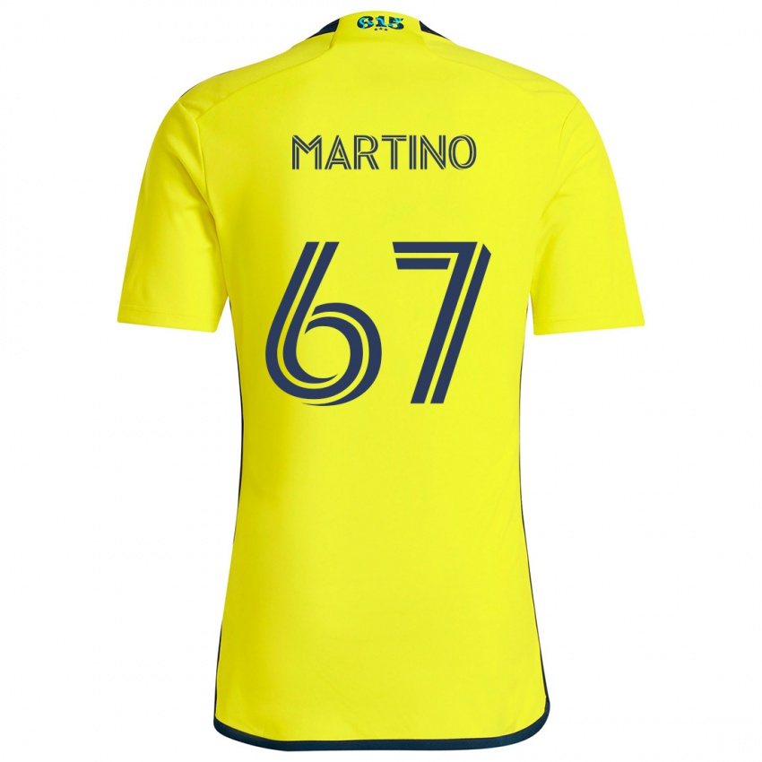 Niño Camiseta Ben Martino #67 Amarillo Azul 1ª Equipación 2024/25 La Camisa Perú