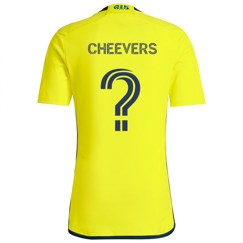 Niño Camiseta Scott Cheevers #0 Amarillo Azul 1ª Equipación 2024/25 La Camisa Perú