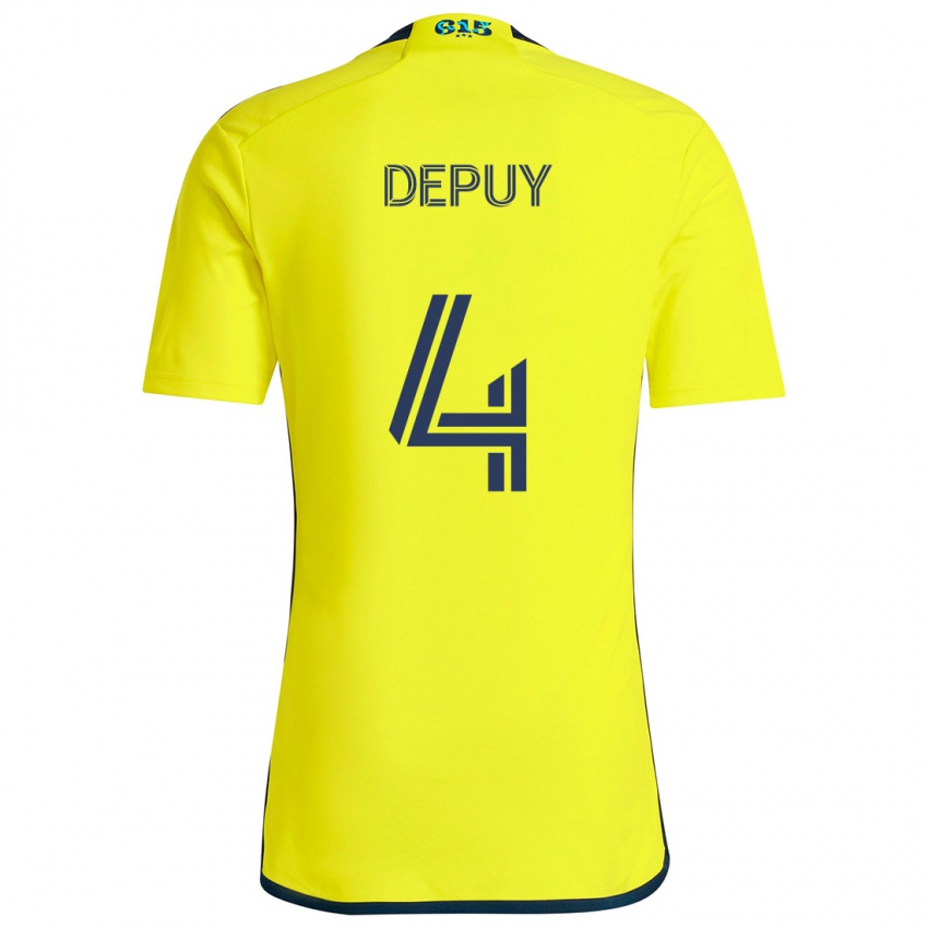 Niño Camiseta Nick Depuy #4 Amarillo Azul 1ª Equipación 2024/25 La Camisa Perú