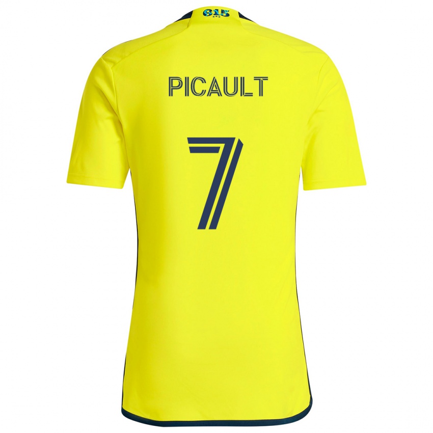 Niño Camiseta Fafà Picault #7 Amarillo Azul 1ª Equipación 2024/25 La Camisa Perú