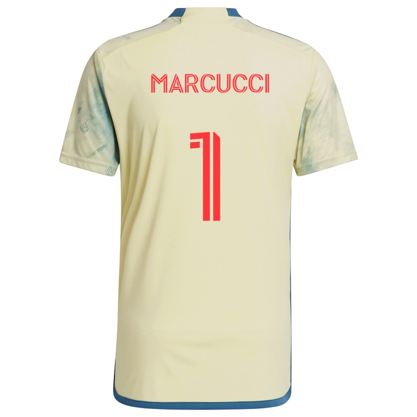 Niño Camiseta Aj Marcucci #1 Amarillo Rojo Azul 1ª Equipación 2024/25 La Camisa Perú