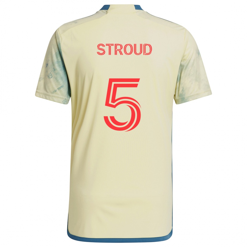 Niño Camiseta Peter Stroud #5 Amarillo Rojo Azul 1ª Equipación 2024/25 La Camisa Perú