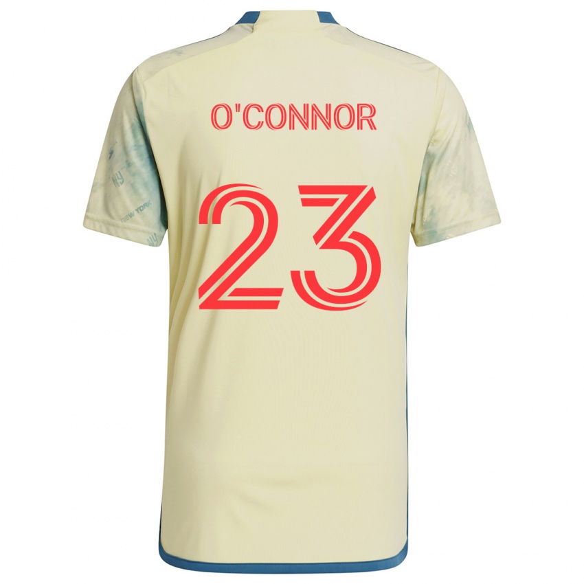 Niño Camiseta Aidan O'connor #23 Amarillo Rojo Azul 1ª Equipación 2024/25 La Camisa Perú