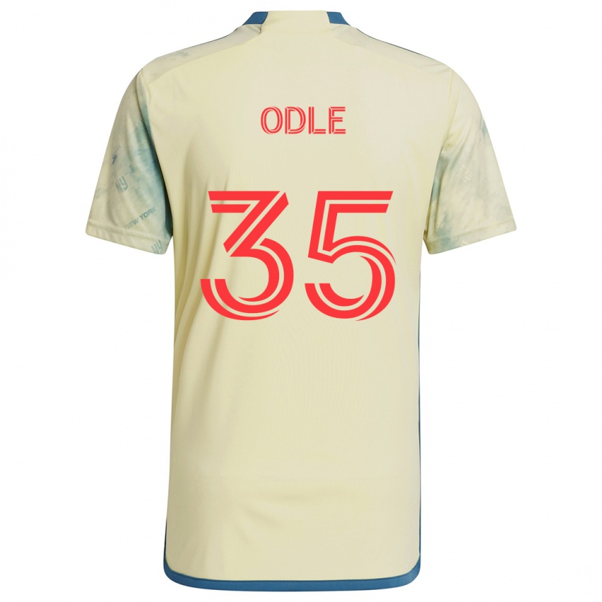 Niño Camiseta Dallas Odle #35 Amarillo Rojo Azul 1ª Equipación 2024/25 La Camisa Perú