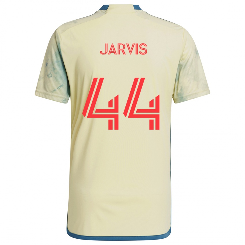 Niño Camiseta Aiden Jarvis #44 Amarillo Rojo Azul 1ª Equipación 2024/25 La Camisa Perú