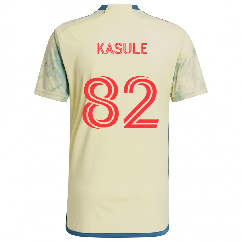 Niño Camiseta Ibrahim Kasule #82 Amarillo Rojo Azul 1ª Equipación 2024/25 La Camisa Perú