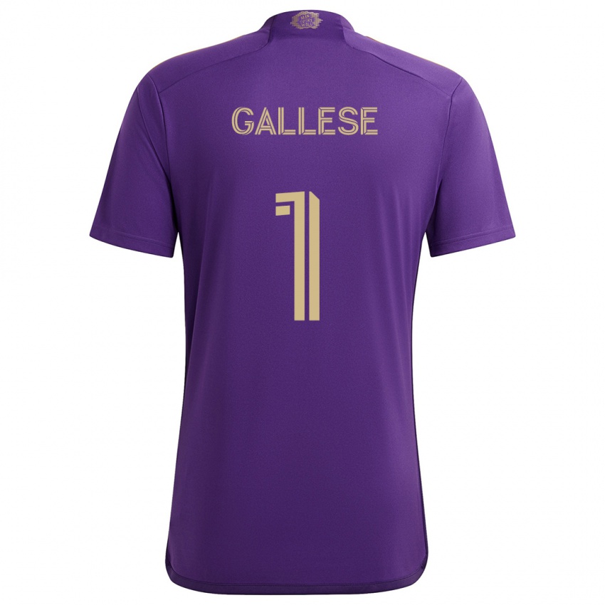 Niño Camiseta Pedro Gallese #1 Púrpura Amarillo 1ª Equipación 2024/25 La Camisa Perú