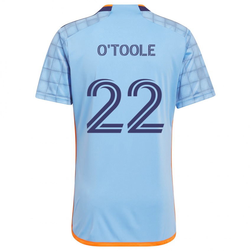 Niño Camiseta Kevin O'toole #22 Azul Naranja 1ª Equipación 2024/25 La Camisa Perú