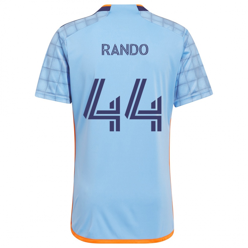 Niño Camiseta Alex Rando #44 Azul Naranja 1ª Equipación 2024/25 La Camisa Perú