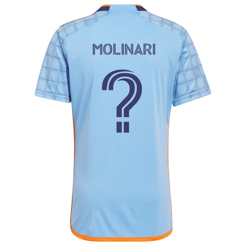 Niño Camiseta Peter Molinari #0 Azul Naranja 1ª Equipación 2024/25 La Camisa Perú