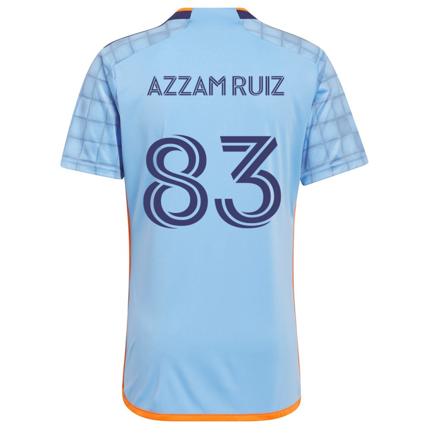 Niño Camiseta Camil Azzam Ruiz #83 Azul Naranja 1ª Equipación 2024/25 La Camisa Perú