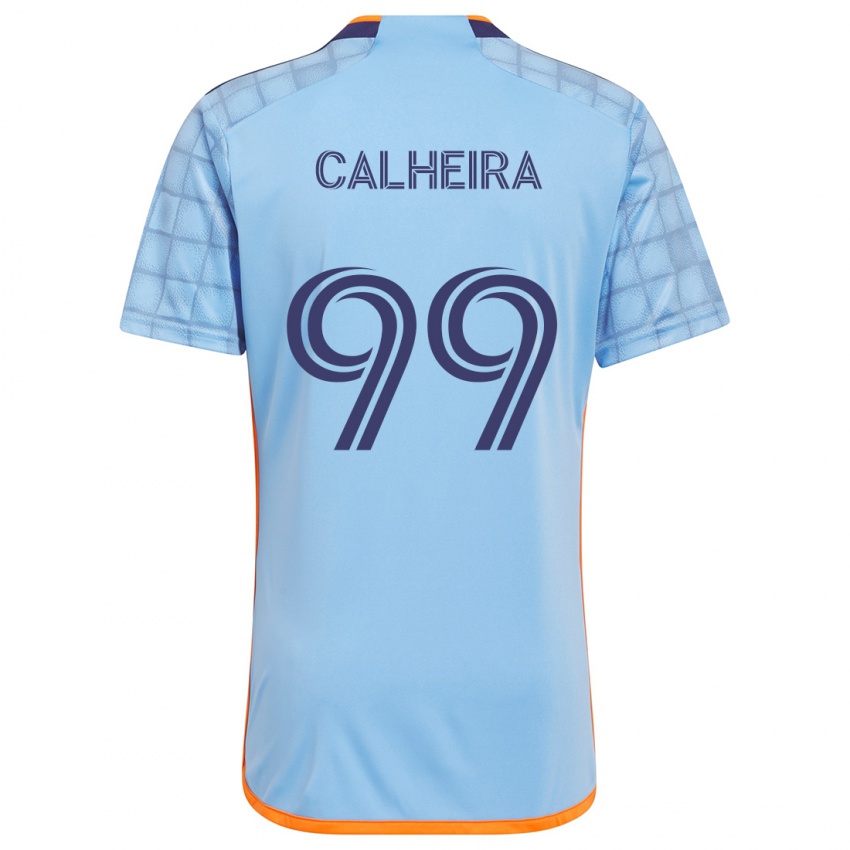 Niño Camiseta Taylor Calheira #99 Azul Naranja 1ª Equipación 2024/25 La Camisa Perú