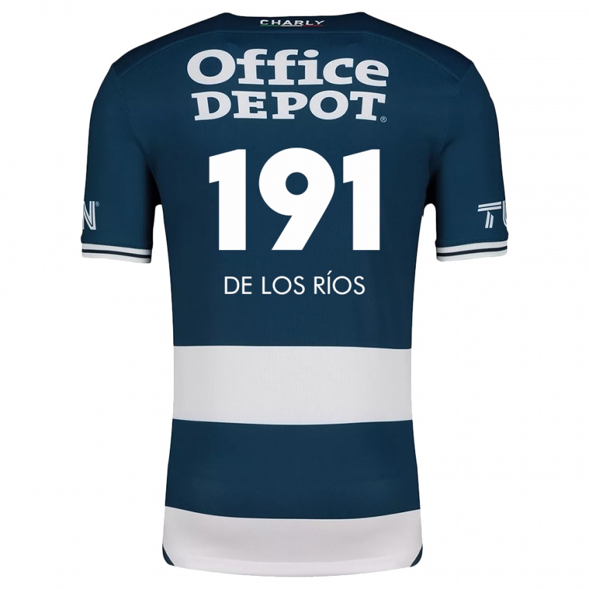 Niño Camiseta Sergio De Los Ríos #191 Azul Blanco 1ª Equipación 2024/25 La Camisa Perú