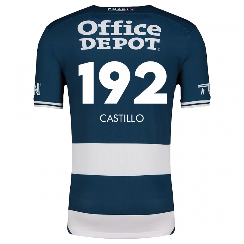 Niño Camiseta José Castillo #192 Azul Blanco 1ª Equipación 2024/25 La Camisa Perú