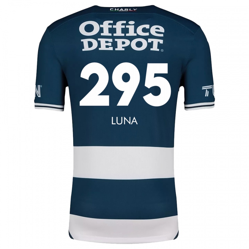 Niño Camiseta Irving Luna #295 Azul Blanco 1ª Equipación 2024/25 La Camisa Perú