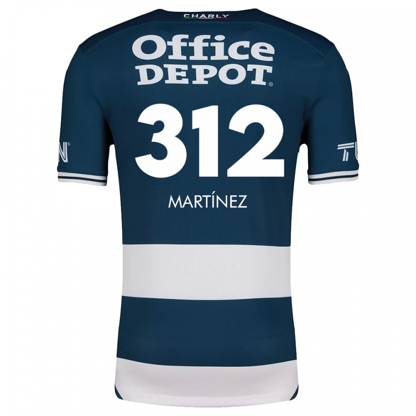 Niño Camiseta Ulises Martínez #312 Azul Blanco 1ª Equipación 2024/25 La Camisa Perú