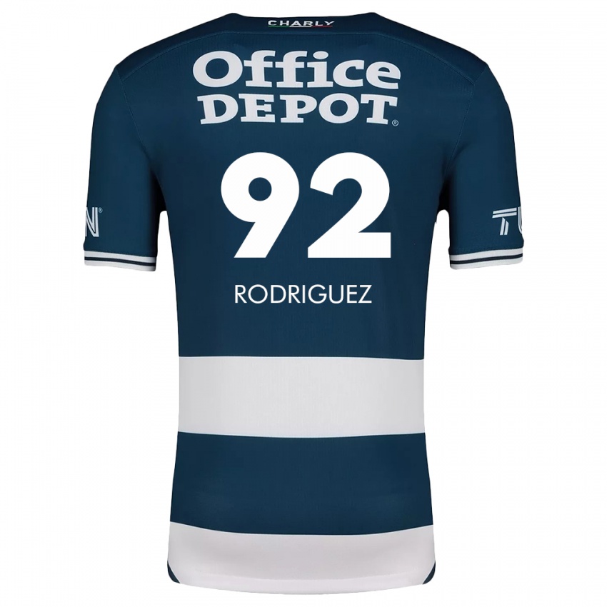 Niño Camiseta Sergio Rodríguez #92 Azul Blanco 1ª Equipación 2024/25 La Camisa Perú