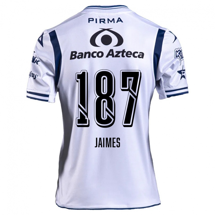 Niño Camiseta Tristhan Jaimes #187 Blanco Azul Marino 1ª Equipación 2024/25 La Camisa Perú