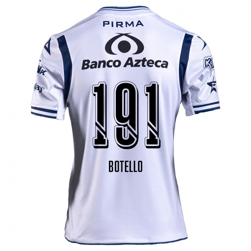 Niño Camiseta Octavio Botello #191 Blanco Azul Marino 1ª Equipación 2024/25 La Camisa Perú