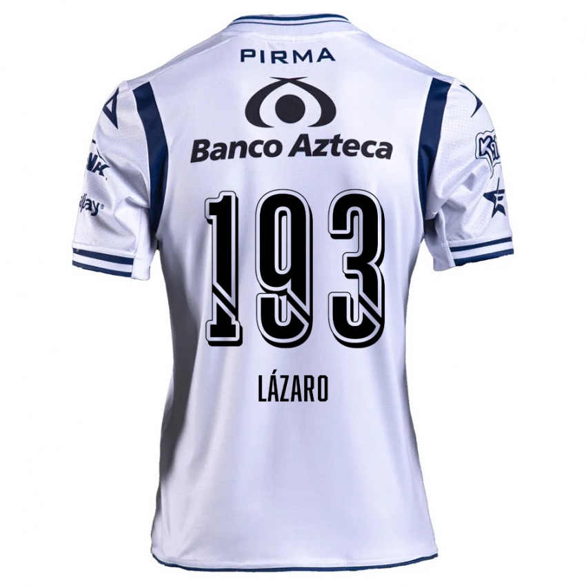 Niño Camiseta Juan Lázaro #193 Blanco Azul Marino 1ª Equipación 2024/25 La Camisa Perú