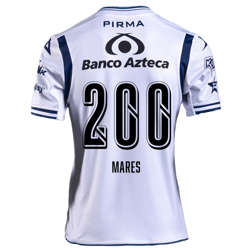 Niño Camiseta Cristian Mares #200 Blanco Azul Marino 1ª Equipación 2024/25 La Camisa Perú