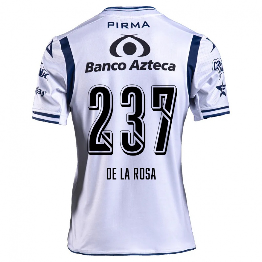 Niño Camiseta Álvaro De La Rosa #237 Blanco Azul Marino 1ª Equipación 2024/25 La Camisa Perú