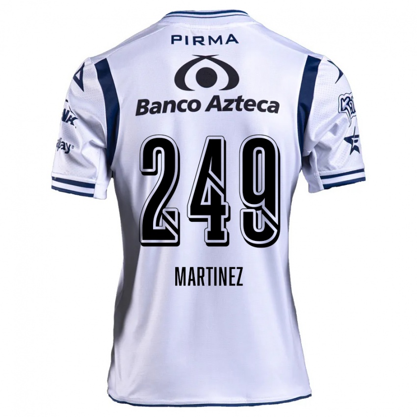 Niño Camiseta Juan Martínez #249 Blanco Azul Marino 1ª Equipación 2024/25 La Camisa Perú