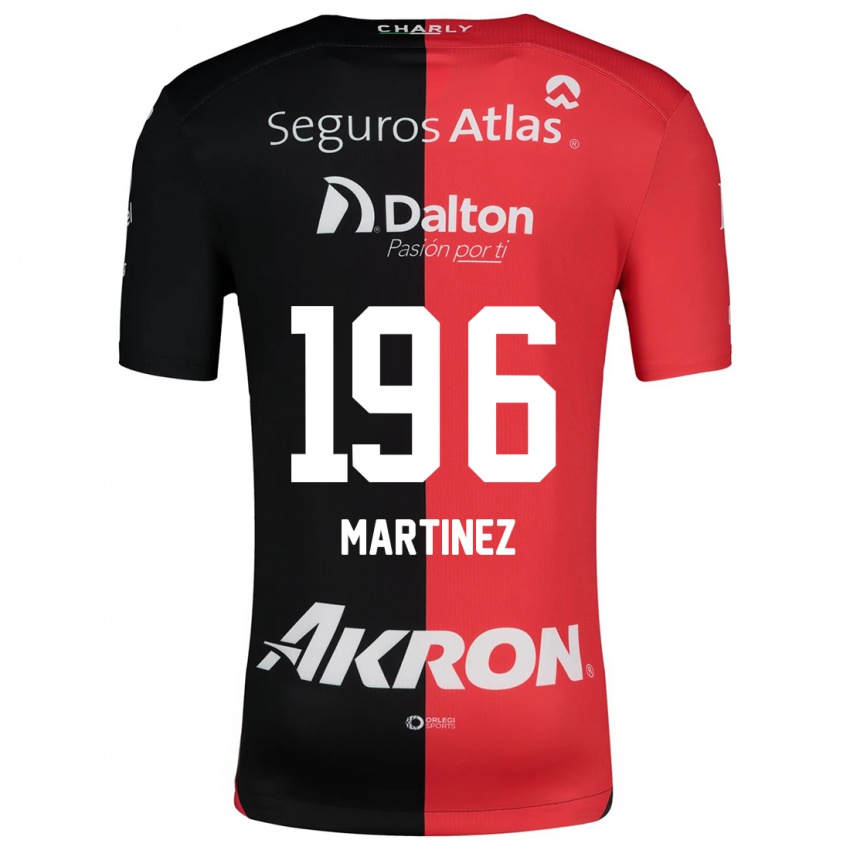 Niño Camiseta Rafael Martínez #196 Negro Rojo 1ª Equipación 2024/25 La Camisa Perú