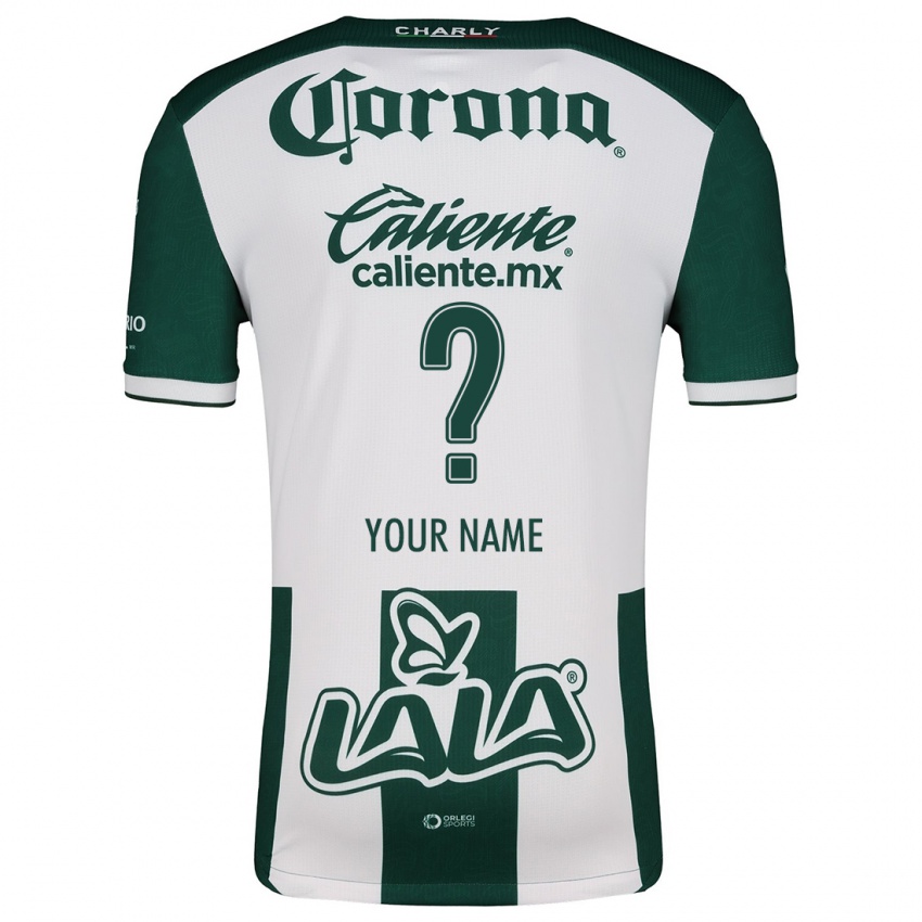 Niño Camiseta Ihren Namen #0 Verde Blanco 1ª Equipación 2024/25 La Camisa Perú