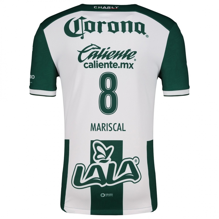 Niño Camiseta Salvador Mariscal #8 Verde Blanco 1ª Equipación 2024/25 La Camisa Perú