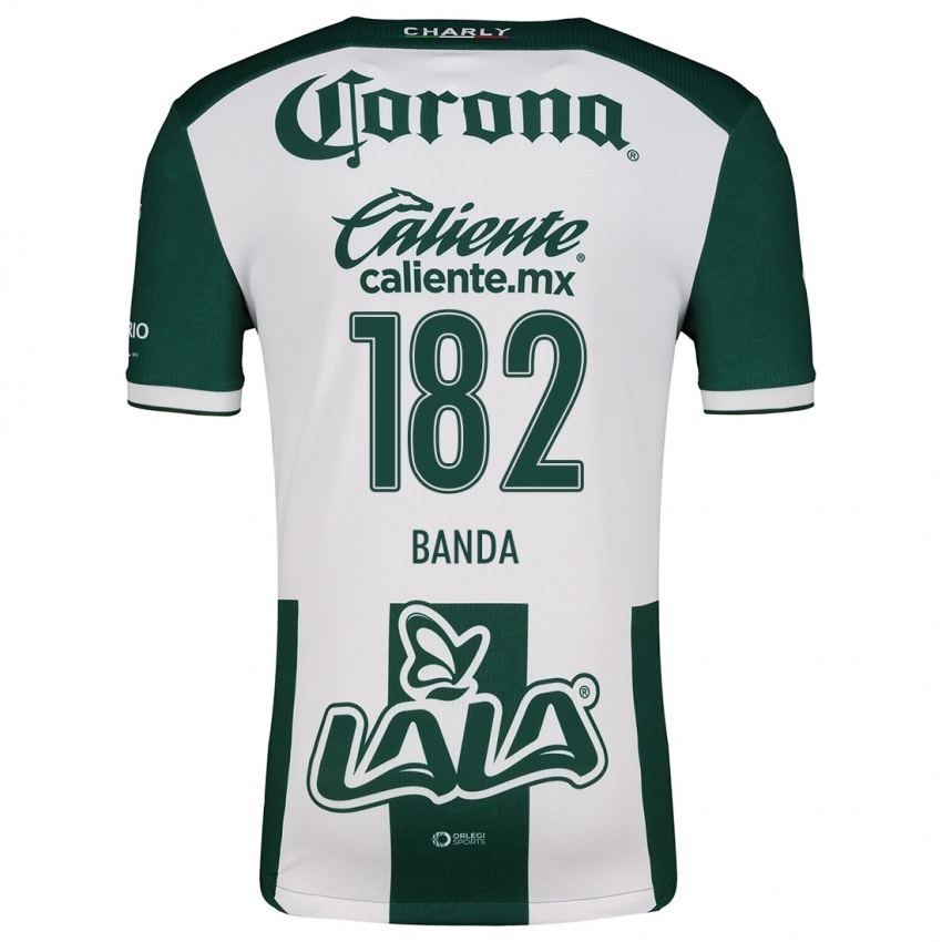 Niño Camiseta Iker Banda #182 Verde Blanco 1ª Equipación 2024/25 La Camisa Perú