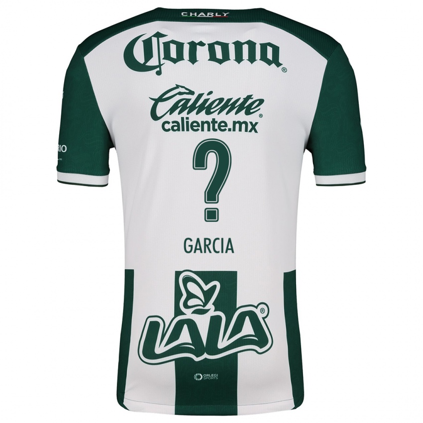 Niño Camiseta Kevin García #0 Verde Blanco 1ª Equipación 2024/25 La Camisa Perú