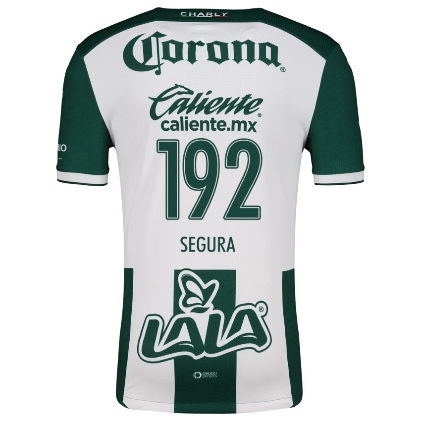 Niño Camiseta Gustavo Segura #192 Verde Blanco 1ª Equipación 2024/25 La Camisa Perú